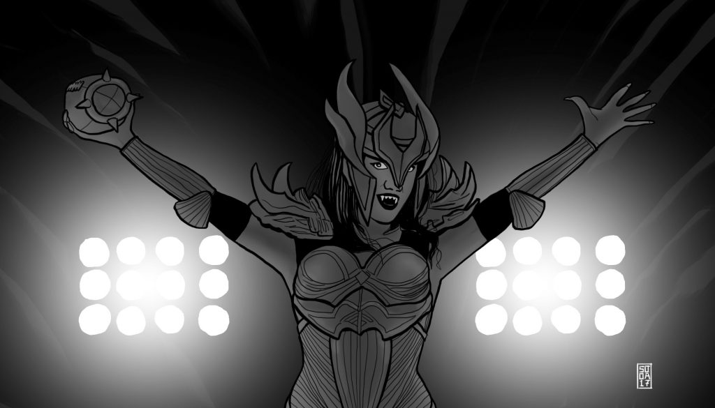 Blood Bowl Art - Touchdown