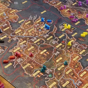 Tapis de jeu Le Trône de Fer (incluant l'extension Mère des Dragons)